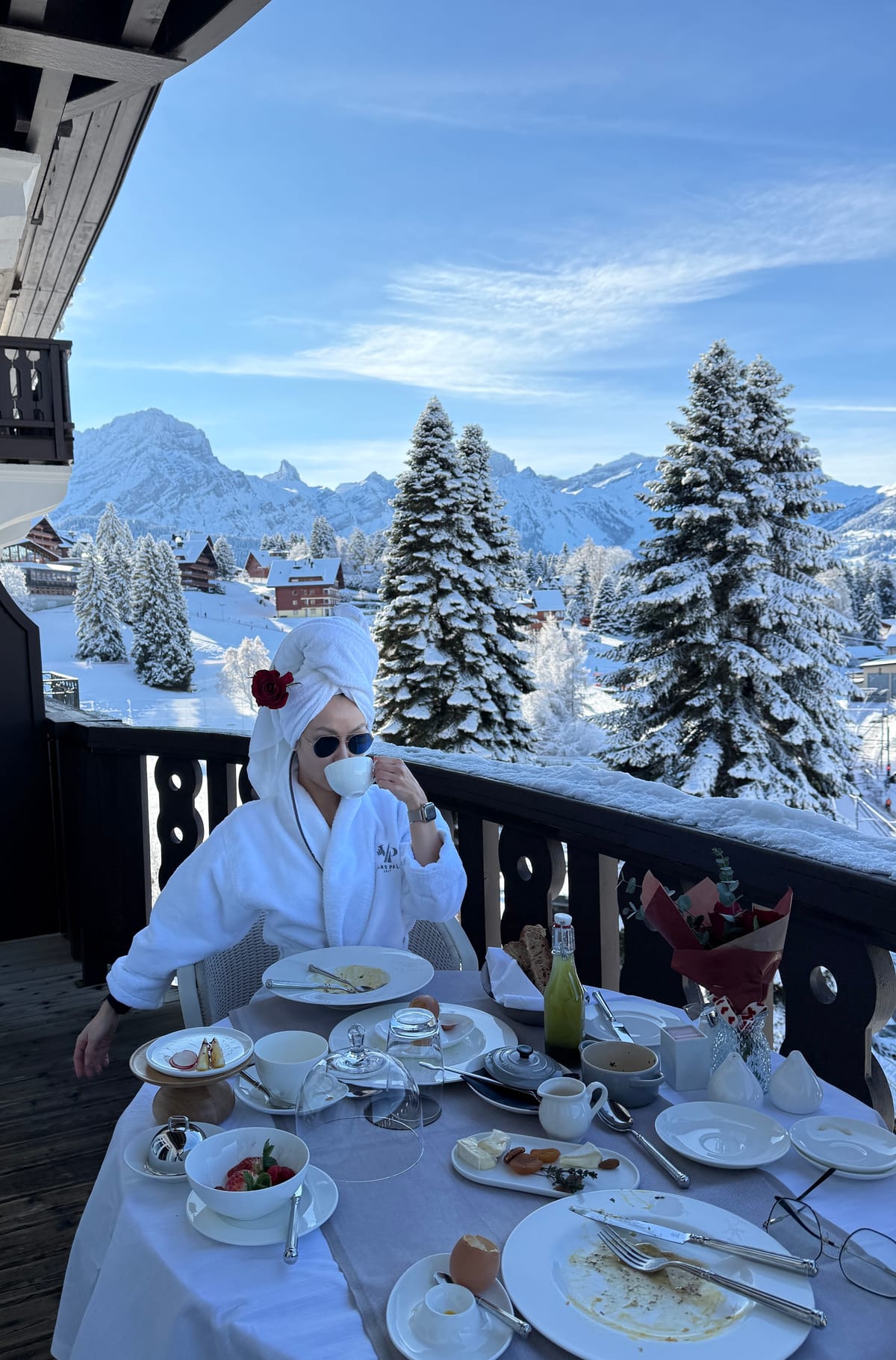 Chelsea Jiang at Villars Palace, Switzerland